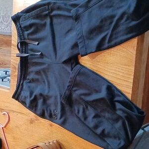 Black fleece, under armour jogging pants, size XL